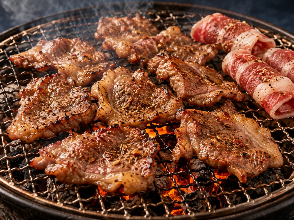 羊肉餐點情境示意，品項以現場供應為準